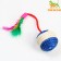 Syzalem-beam ball with feathers, 4.5 cm, blue
