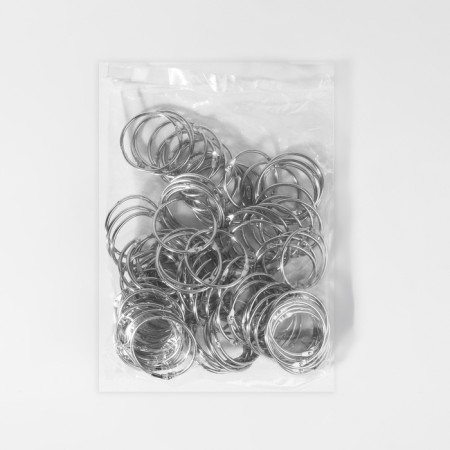 Ring for the cornice, connective, d = 35/38 mm, silver color-3