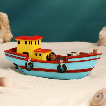 Souvenir ship "Fisherman" 13*6*5cm-5