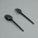 Set of disposable dishes "Fork, spoon" Black, 16.5 cm