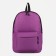Youth backpack on lightning from textiles, external pocket, purple color