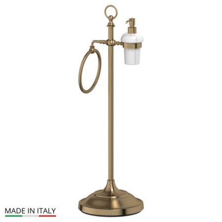 A stand with two accessories for a toilet with a bidet 80 CM, porcelain; Antique bronze, 3SC