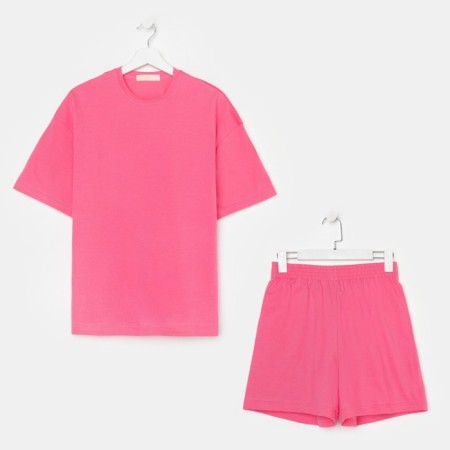 Female pajamas (T -shirt and shorts) KAFTAN BASIC p. 40-42, pink-9