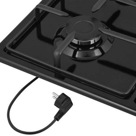 Honing panel Homsair Hge643gbk, gas, 4 burners, black-18