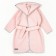 Халат детский с капюшоном Amarobaby Waffle, рост 122-128 см, цвет розовый