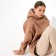 Hoody women Minaku: Casual Collection, Powder Color, Size 48