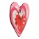 Watch wall "Hearts", discrete move
