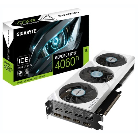 Gigabyte PCI-E 4.0 GV-N406TEAGLEOC ICE-8GD NVIDIA GEFORCE RTX 40 GEFORCE RTX 4.060TI 8GB 128BIT 1070391-8