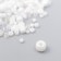 Glass beads 6/0-15/0 "Asshletes White" d = 1.5-4 mm, nr 10gr
