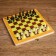 Desktop chess, 24 x 24 cm, woodboard, plastic figures