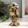 Souvenir Polystone "Wise owl Madeline" bronze with gold 14x6x5.5 cm