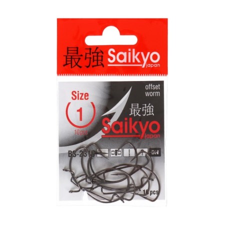 Hooks Saikyo BS-2315 BN No. 1, 10 pcs