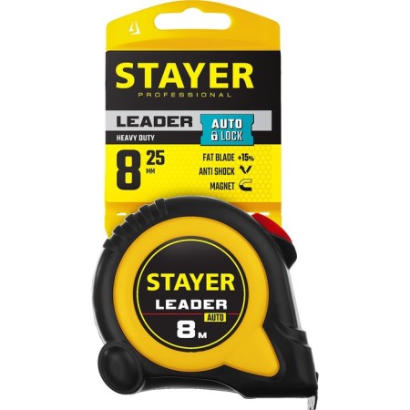Roulette Stayer Leader 3402-08-25_z01, Highway, 8 m x 25 mm-2