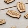 Set of tags 20pcs, “handmade” rectangle, 10pcs 2.6x1.5, 10-° C-3.5x2cm