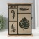 Keywood tree 6 hooks "leaves" 6.2x19.5x25.2 cm