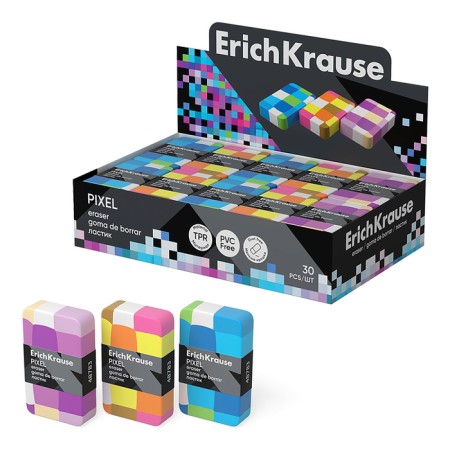 Erichkrause "Pixel", soft, hypoallergenic, mix (price per pcs)