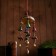 Interior suspension with bells "Elephants" 15x15x34 cm mix