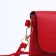 Magneta bag bag, long belt, red color