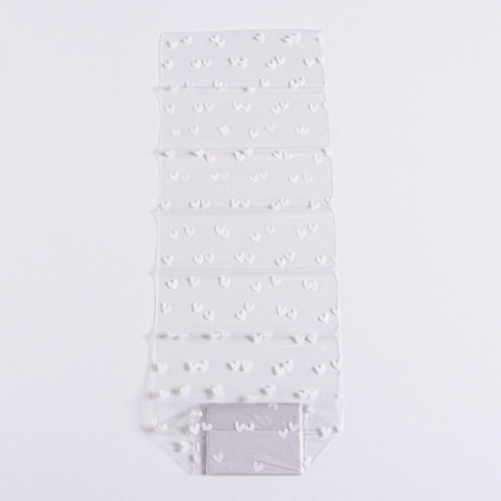Gift package with a hard bottom, packaging, “hearts” mix, 6 x 8 x 30 cm-9