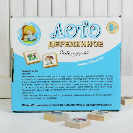 Loto wooden "Collect"-2