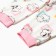 Pants children, white color/kittens, height 80 cm