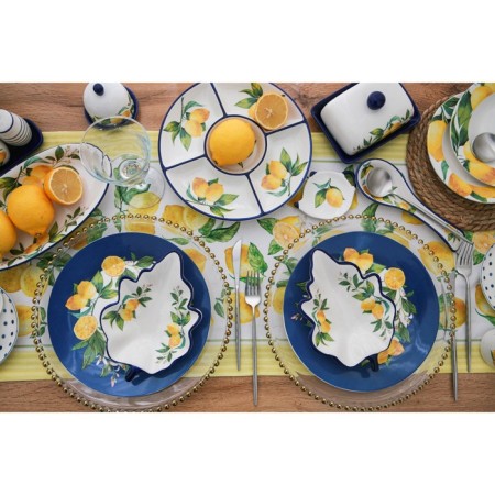Oval shade "Lemon", 28 × 14.5 cm, white color-4