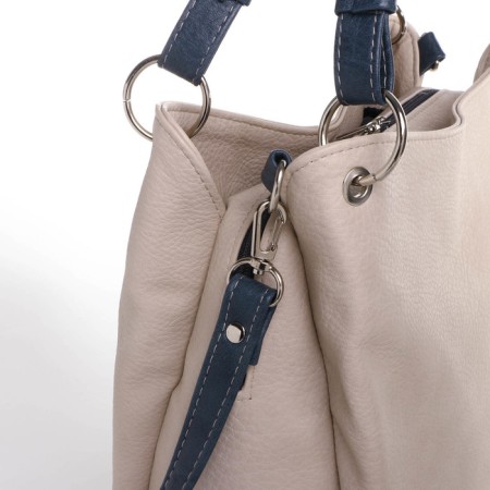 Women's bag-bag on lightning, beige color-4