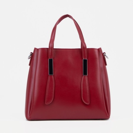 Bag Female Tout with zipper, red color