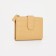 Women's wallet on the button, yellow color