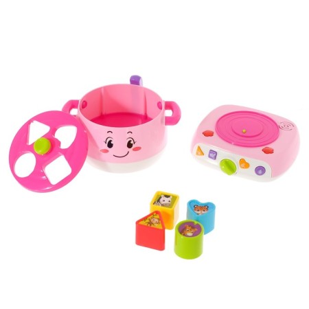Developing toy "musical sorter", light, sound, mix-2
