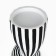 Climber for one candle “Knot”, white-black color 29.5 x 7.5 x 7.5 cm