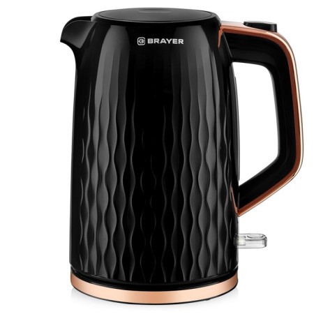 Electric kettle Brayer 1061br, plastic, 1.7 l, 3000 watts, black
