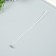 Fitter for a candle cotton, white metal 20 cm