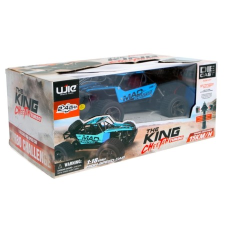 Radio -controlled jeep "Crazy racer", a metal case, works from the battery, mix-5