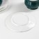 Ceramic tea service “Shishechki”, 12 items: a cup 200 ml, a saucer d = 14.5 cm, green color