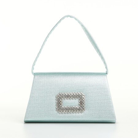 Female bag on a magnet, green color