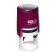 Equipment for round printing automatic Colop Printer R40, diameter 41.5 mm, with a lid, a violet housing