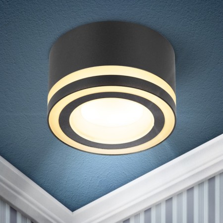 Lamp Built -in era DK113, IP20, 15W, 83x65 mm, color black-1