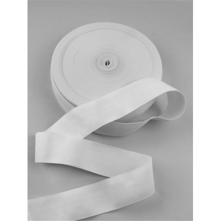 Valid elastic band, 50 mm, 40 ± 2 m, white