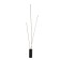 Taleshire Mantra Vertical, Led, 3600lm, 3000k, 1800 mm, black color