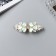 Clothing machine for hair "Rosemary Elites" Flower, 6.5 cm, gold
