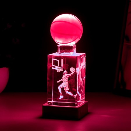 Night Basketball player LED 1W USB 6x6x14.5cm-5