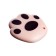 Chancellery knife 9 mm, plastic paw mix on a blister