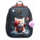 School backpack 38 x 30 x 16 cm, ergonomic back, Stavia "Martian cat", gray
