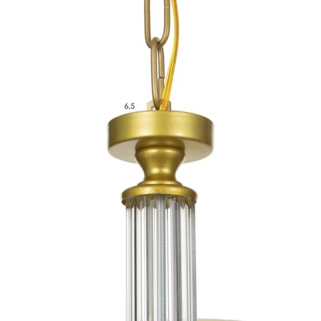 Chandelier 1091/3GD 40W E27 gold 60x60x38-78 cm-6