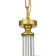 Chandelier 1091/3GD 40W E27 gold 60x60x38-78 cm
