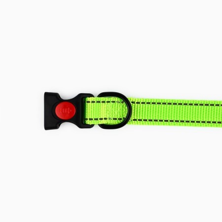 Nylon collar with fastx 2 cm, cell green-6