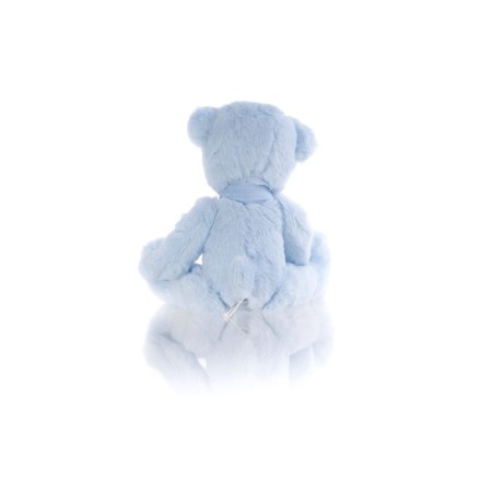 Gulliver soft toy Bear with a bow, blue color, 22 cm-7