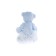 Gulliver soft toy Bear with a bow, blue color, 22 cm