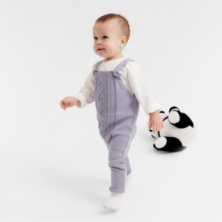 Combineson Children's Knitted Minaku, height 68-74, gray-blue color-2